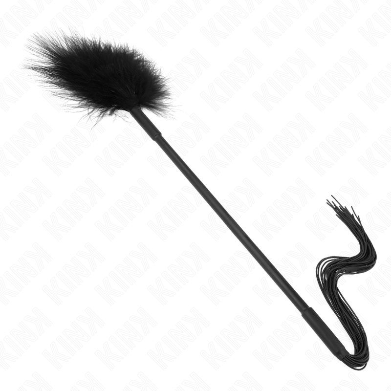 Kinksilicone Whip With Feathers For Tickle 47 Cm | Niks.fi verkkokauppa