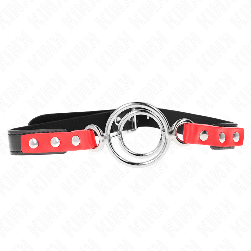 Kinkgag With Multiple O-Rings 4 / 4.8 Cm Red 38 X 56 Cm | Niks.fi verkkokauppa