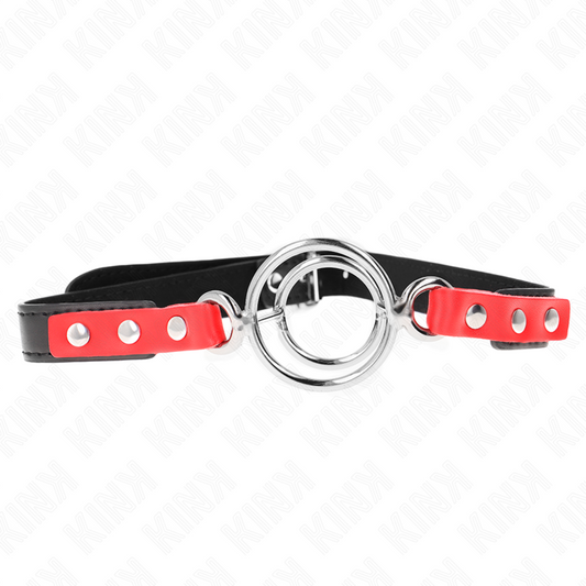 Kinkgag With Multiple O-Rings 4 / 4.8 Cm Red 38 X 56 Cm | Niks.fi verkkokauppa