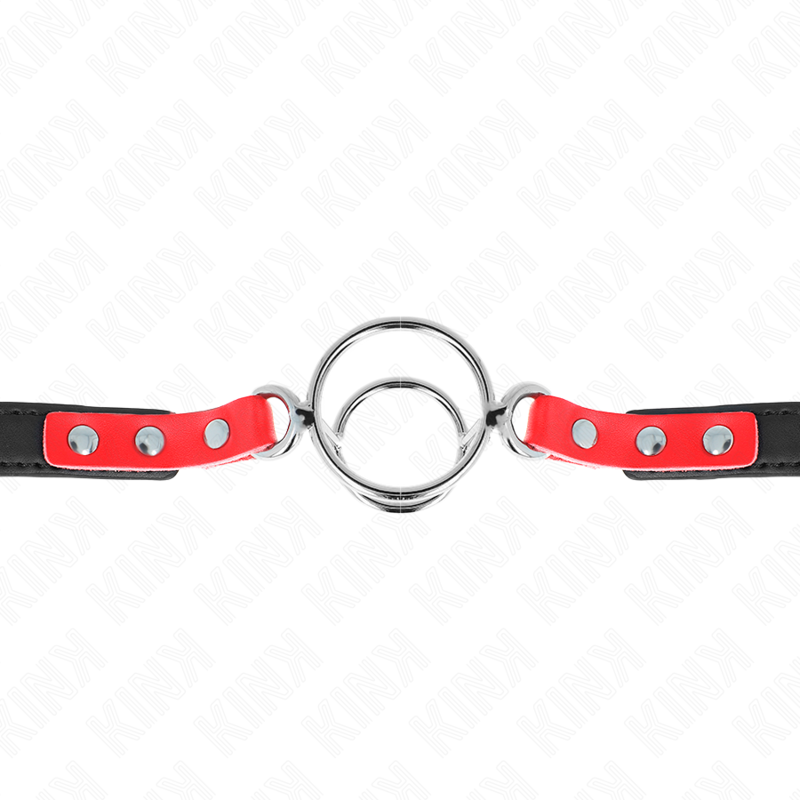Kinkgag With Multiple O-Rings 4 / 4.8 Cm Red 38 X 56 Cm | Niks.fi verkkokauppa