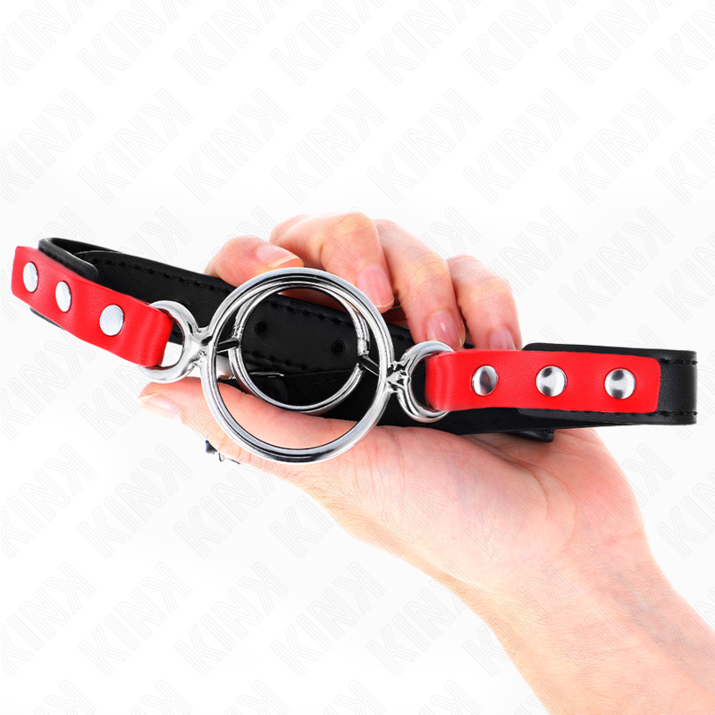Kinkgag With Multiple O-Rings 4 / 4.8 Cm Red 38 X 56 Cm | Niks.fi verkkokauppa