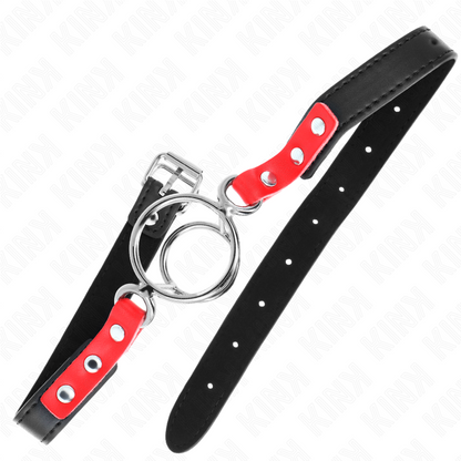 Kinkgag With Multiple O-Rings 4 / 4.8 Cm Red 38 X 56 Cm | Niks.fi verkkokauppa