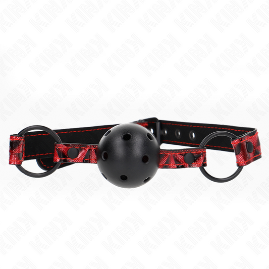 Kinkdiamond Pattern Ball 4.5 Cm Gag Model 2 64.5 Cm Adjustable 42-60 Cm | Niks.fi verkkokauppa
