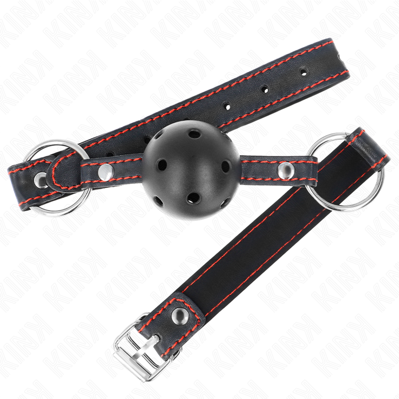 Kinkhollow Hard Black Ball Gag Model 2 65 X 2.5 Cm | Niks.fi verkkokauppa