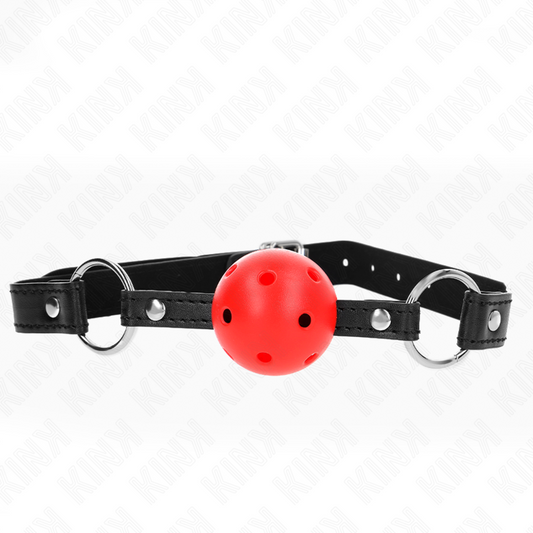 Kinkhollow Hard Red Ball 4.5 Cm Gag Model 1 63.5 X 2 Cm | Niks.fi verkkokauppa