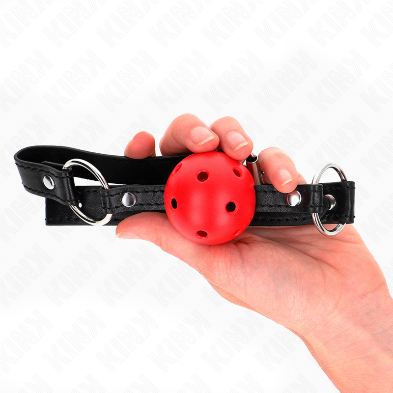 Kinkhollow Hard Red Ball 4.5 Cm Gag Model 1 63.5 X 2 Cm | Niks.fi verkkokauppa