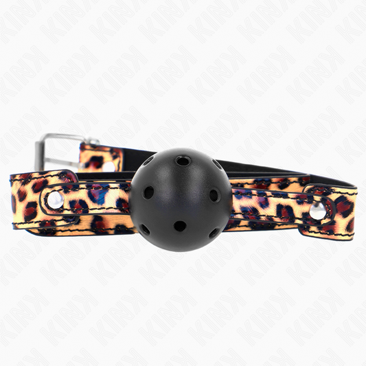 Kinkleopard Breathable Ball 4.5 Cm Gag 65 X 2.5 Cm | Niks.fi verkkokauppa