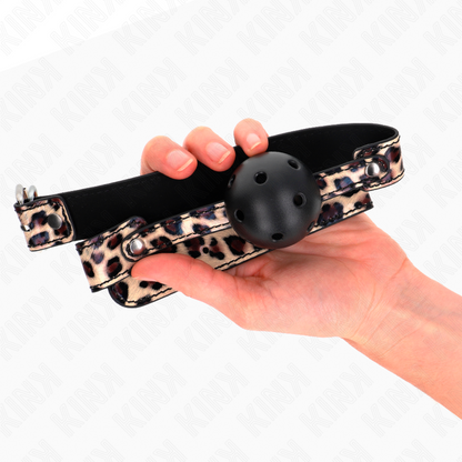 Kinkleopard Breathable Ball 4.5 Cm Gag 65 X 2.5 Cm | Niks.fi verkkokauppa