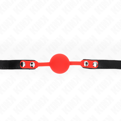 Kinksilicone Ball 4 Cm Gag With Lock 60 X 2 Cm | Niks.fi verkkokauppa