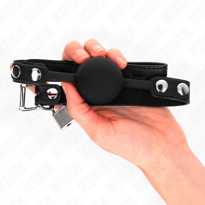 Kinkmodel 1 Silicone Ball 4 Cm Gag With Lock 60 X 2 Cm | Niks.fi verkkokauppa