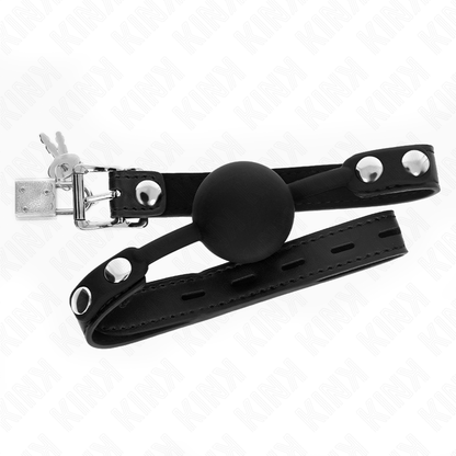 Kinkmodel 1 Silicone Ball 4 Cm Gag With Lock 60 X 2 Cm | Niks.fi verkkokauppa