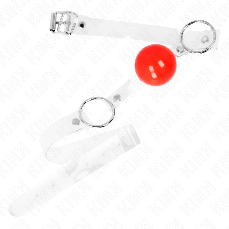Kinkred Transparent Pvc Ball 4 Cm Gag Adjustable | Niks.fi verkkokauppa