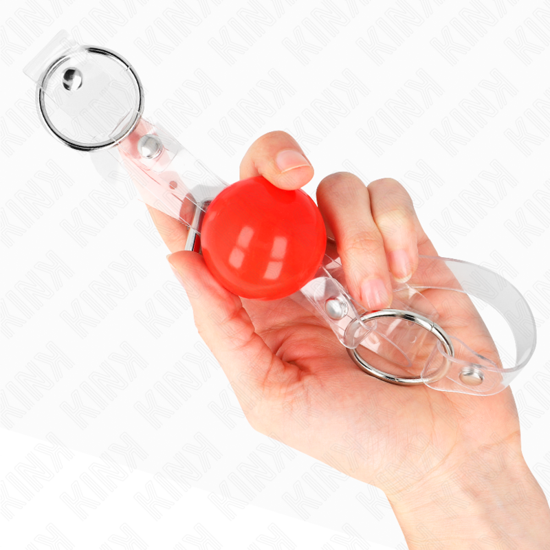 Kinkred Transparent Pvc Ball 4 Cm Gag Adjustable | Niks.fi verkkokauppa