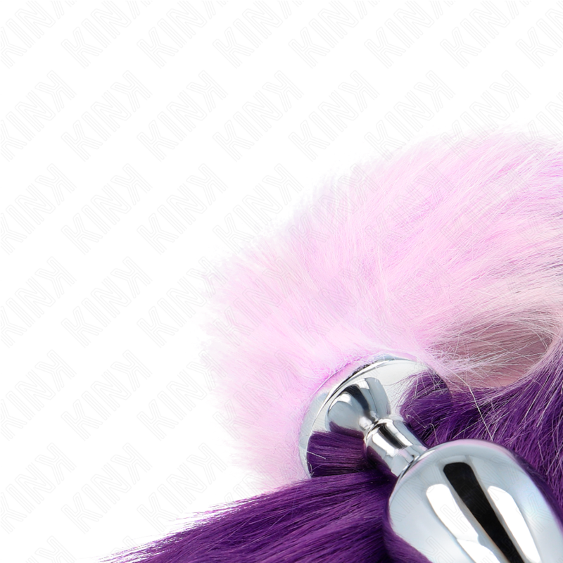 Kinkanal Plug Size L 10 X 4 Cm With Synthetic Tail 40 Cm Purple | Niks.fi verkkokauppa