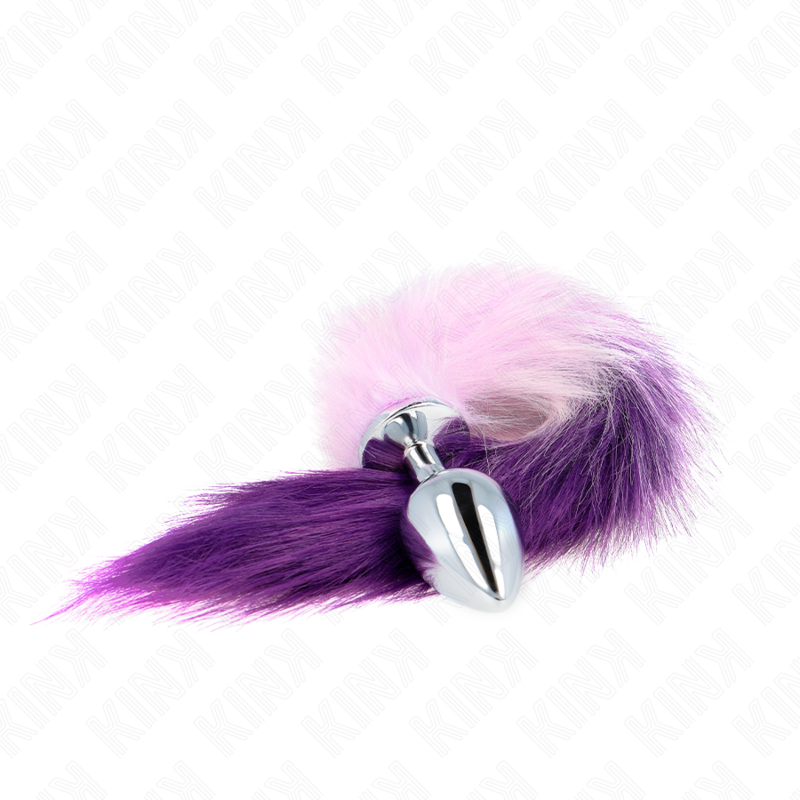 Kinkanal Plug Size L 10 X 4 Cm With Synthetic Tail 40 Cm Purple | Niks.fi verkkokauppa