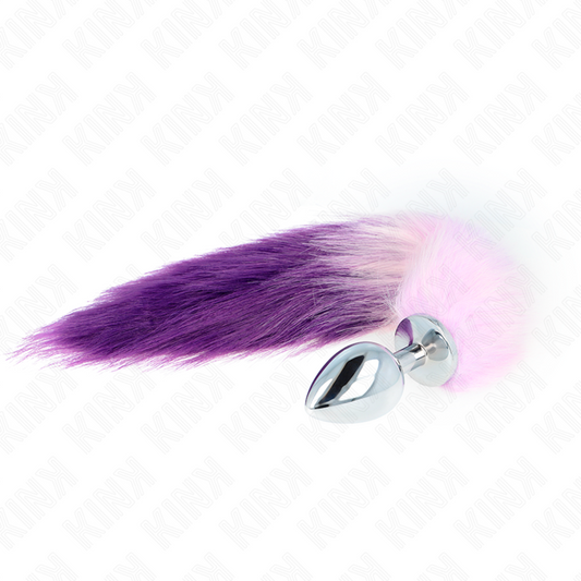Kinkanal Plug Size L 10 X 4 Cm With Synthetic Tail 40 Cm Purple | Niks.fi verkkokauppa