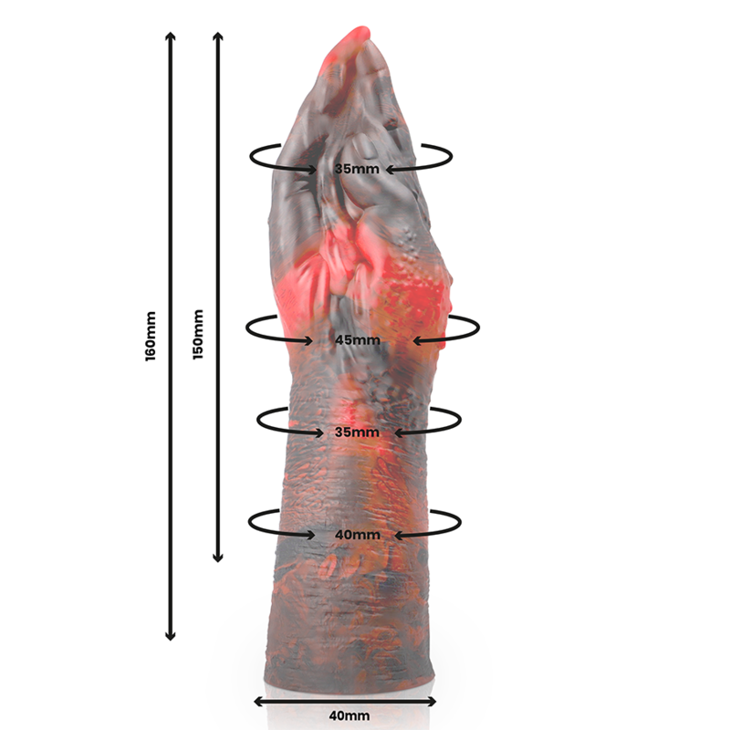 Lilith Dildo Evil Demon S | Niks.fi verkkokauppa