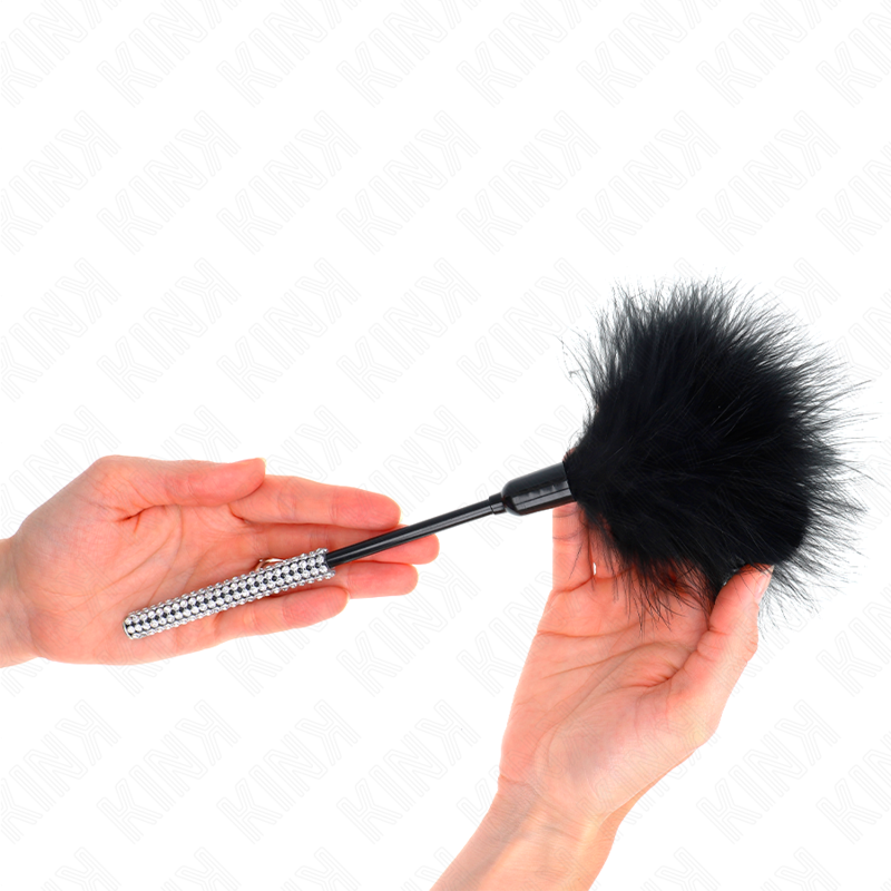 Kinktickle Feathers With Rhinestone Handle 27 Cm | Niks.fi verkkokauppa