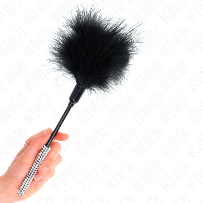Kinktickle Feathers With Rhinestone Handle 27 Cm | Niks.fi verkkokauppa