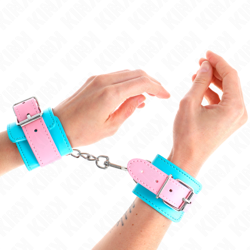 Kinkcute Wrist Restraints Blue / Pink Adjustable 16-28 Cm X 5 Cm | Niks.fi verkkokauppa