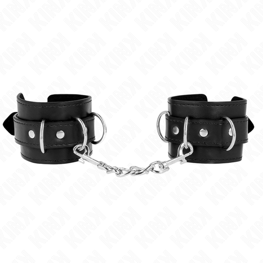 Kink3 D-Ring Wrist Restraints Adjustable Black 17.5-25 Cm X 6 Cm | Niks.fi verkkokauppa