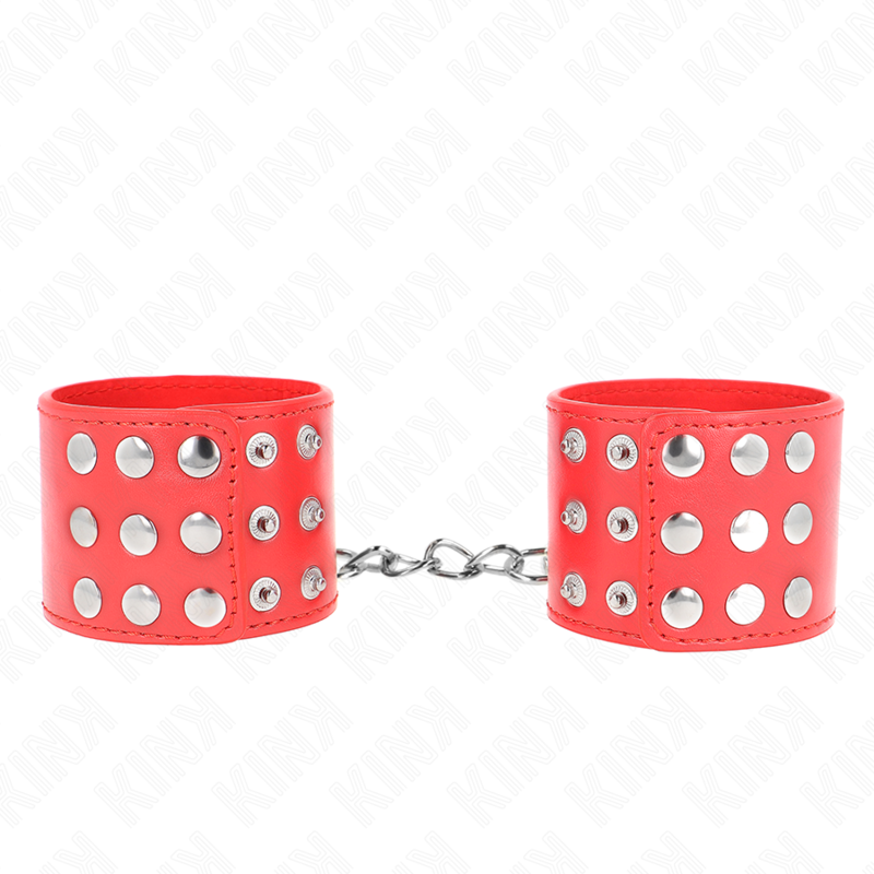 Kinkwrist Restraints With Snap Fasten Red Adjustable 19-24 Cm X 5.5 Cm | Niks.fi verkkokauppa