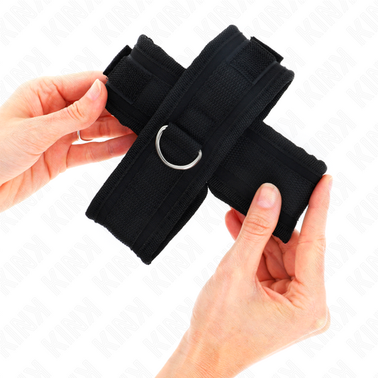 Kinkcross Cuffs Black 34 X 5.5 Cm | Niks.fi verkkokauppa