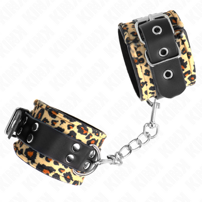 Kinkleopard Real Leather Wrist Restraint Adjustable 18-29 Cm X 5.5 Cm | Niks.fi verkkokauppa