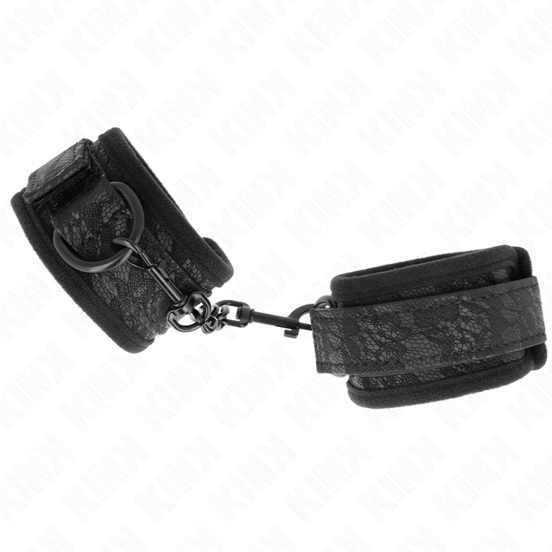 Kinkdark Lace Covered Wrist Cuffs Neoprene Adjustable Black 20-29 Cm X 5 Cm | Niks.fi verkkokauppa