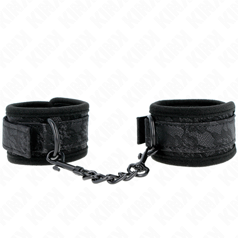 Kinkdark Lace Covered Wrist Cuffs Neoprene Adjustable Black 20-29 Cm X 5 Cm | Niks.fi verkkokauppa