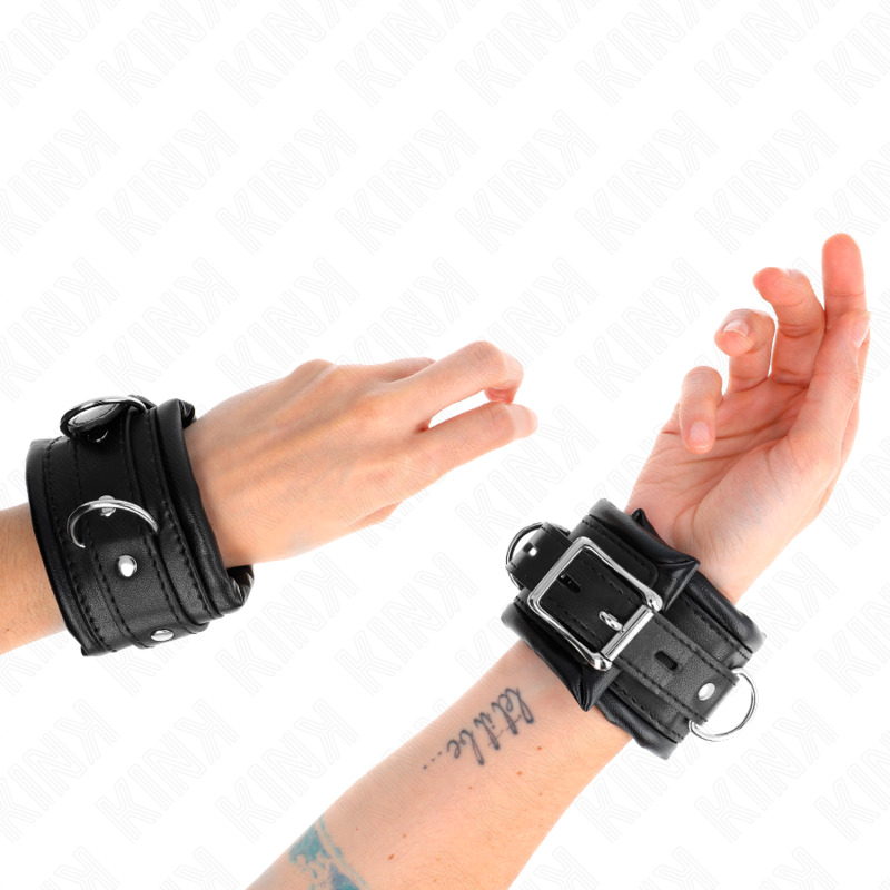 Kinkheavy Wrist Restraints With Black Fur Lined Adjustable 20-30 Cm X 6 Cm | Niks.fi verkkokauppa
