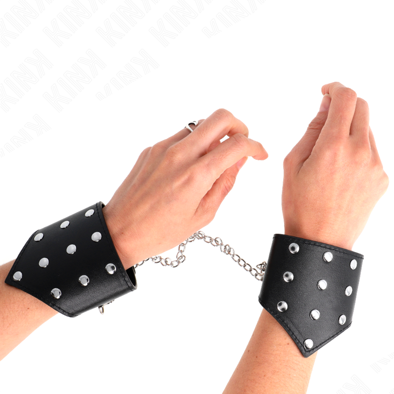 Kinkblack Point Style Wristbands With Chain Adjustable 17-23 Cm X 8.5 Cm | Niks.fi verkkokauppa