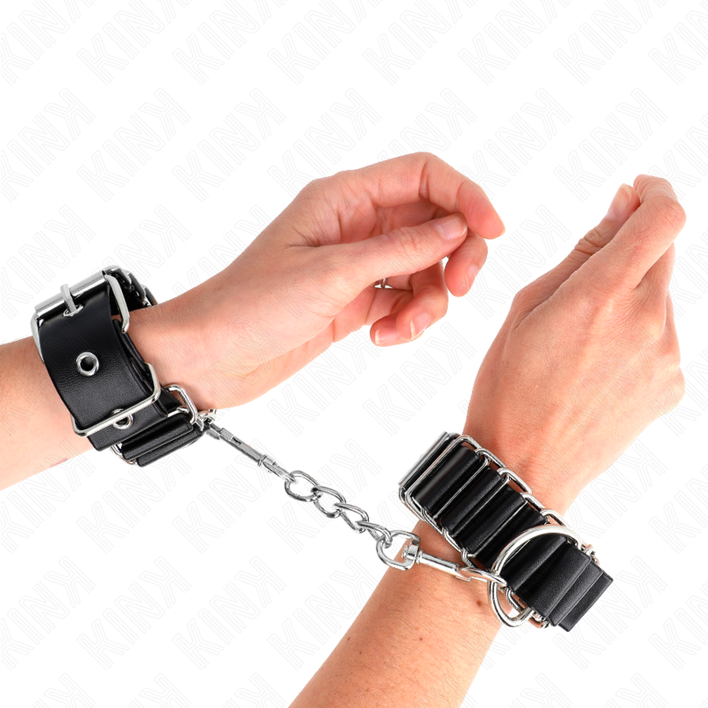 Kinkhinge-Like Thin Wrist Restraints Black Adjustrable 16-22 Cm X 3.5 Cm | Niks.fi verkkokauppa