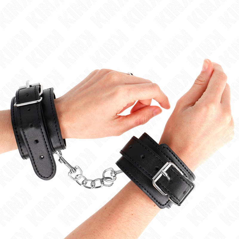 Kinkthin Wrist Restraints Black Adjustable 21-33 Cm | Niks.fi verkkokauppa