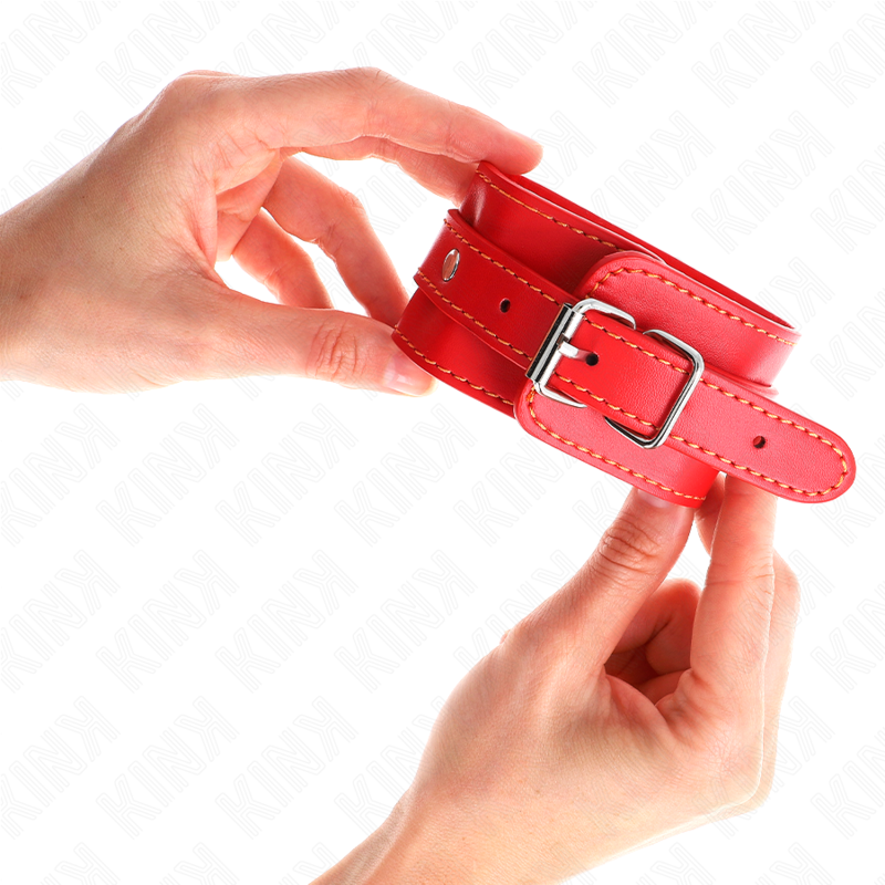 Kinkthin Wrist Restraints Red Adjustable 21-33 Cm | Niks.fi verkkokauppa