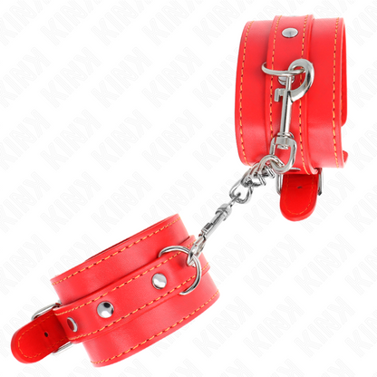 Kinkthin Wrist Restraints Red Adjustable 21-33 Cm | Niks.fi verkkokauppa