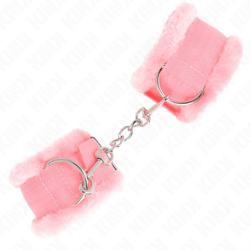 Kinkfurry Lined Wrist Restraints Pink Adjustable 17-31 Cm X 7 Cm | Niks.fi verkkokauppa