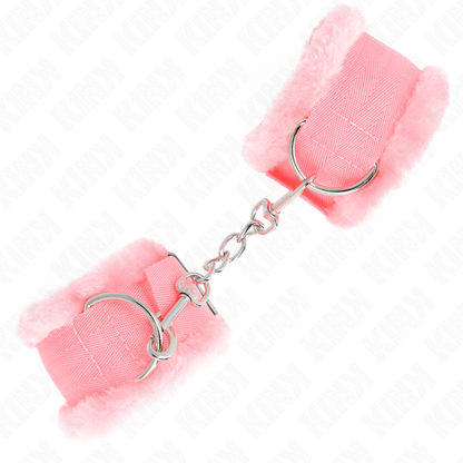 Kinkfurry Lined Wrist Restraints Pink Adjustable 17-31 Cm X 7 Cm | Niks.fi verkkokauppa
