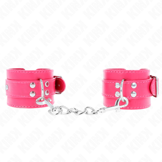 Kinkwrist Restraints Raspberry Rose With Raspberry Rose Lining Adjustable 20-28 Cm X 5.5 Cm | Niks.fi verkkokauppa