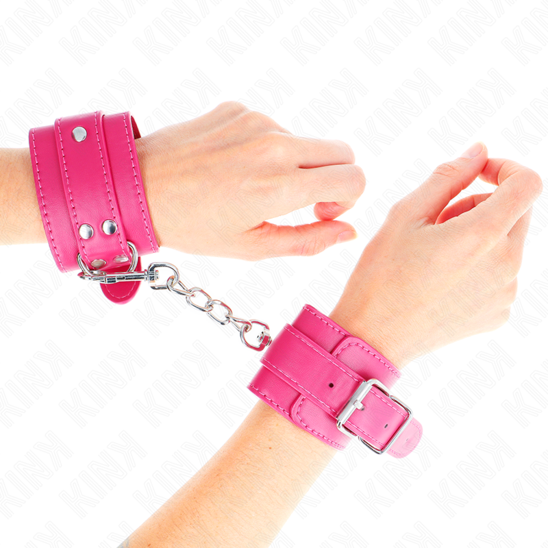 Kinkwrist Restraints Raspberry Rose With Raspberry Rose Lining Adjustable 20-28 Cm X 5.5 Cm | Niks.fi verkkokauppa