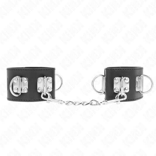 Kinkmultiposition Wrist Restraints With Padlock Closure Black Adjustable 16-23 Cm X 5.5 Cm | Niks.fi verkkokauppa