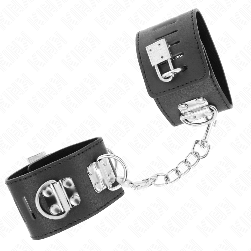 Kinkmultiposition Wrist Restraints With Padlock Closure Black Adjustable 16-23 Cm X 5.5 Cm | Niks.fi verkkokauppa