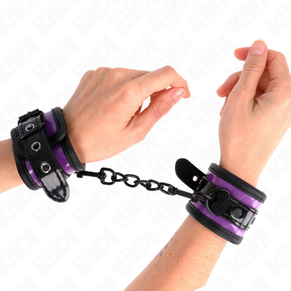 Kinkneoprene Wrist Restraints Light Purple Ajustable 21-28 Cm X 5 Cm | Niks.fi verkkokauppa
