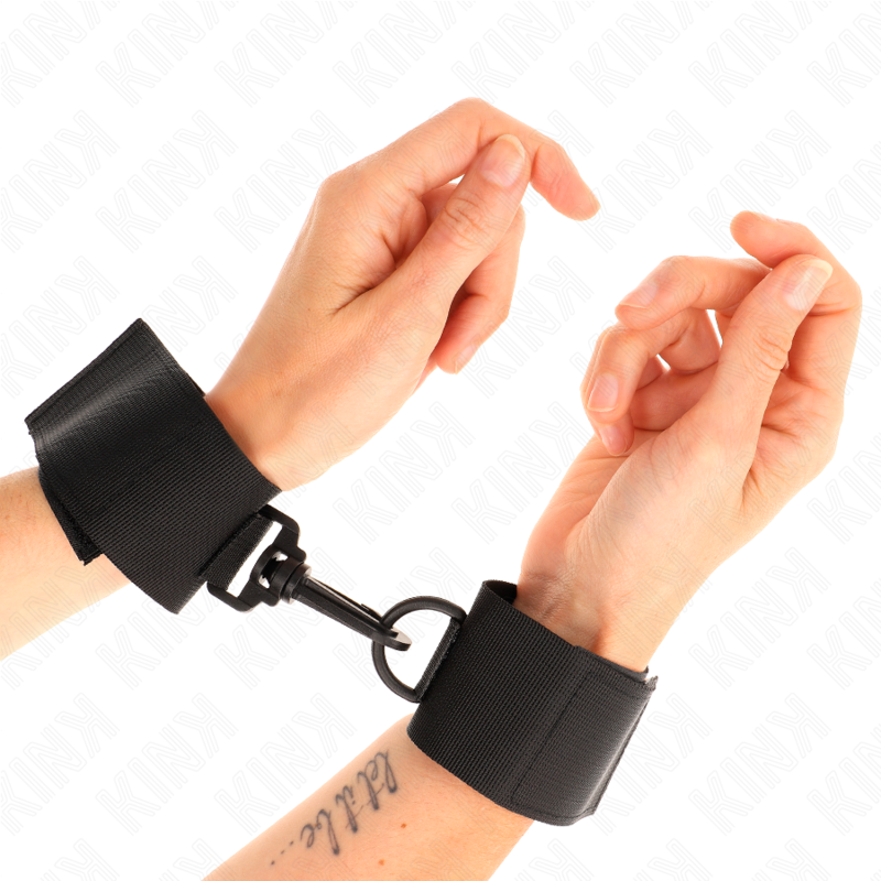 Kinknylon Wrist Restraints Black | Niks.fi verkkokauppa