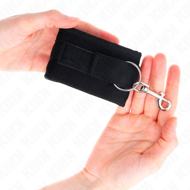 Kinknylon Bind Hook&Loop Wrist Restraints Black Model 2 Adjustable 18-35 Cm X 6 Cm | Niks.fi verkkokauppa