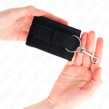 Kinknylon Bind Hook&Loop Wrist Restraints Black Model 2 Adjustable 18-35 Cm X 6 Cm | Niks.fi verkkokauppa