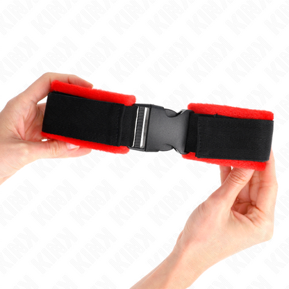 Kinknylon Bind Hook&Loop Wrist Restraints Black Model 1 Ajdustable 25-35 Cm X 6 Cm | Niks.fi verkkokauppa