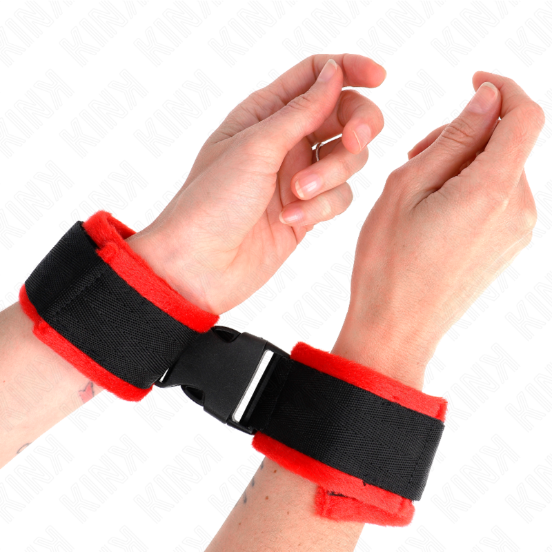 Kinknylon Bind Hook&Loop Wrist Restraints Black Model 1 Ajdustable 25-35 Cm X 6 Cm | Niks.fi verkkokauppa