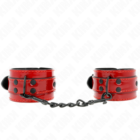 Kinkdark Red Wrist Cuffs 23 X 5 Cm | Niks.fi verkkokauppa