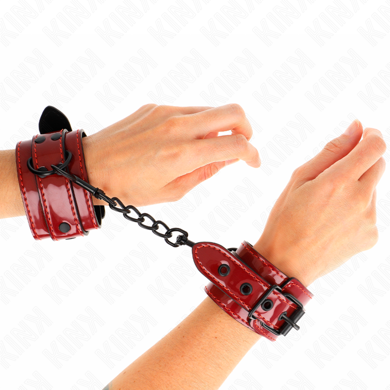 Kinkdark Red Wrist Cuffs 23 X 5 Cm | Niks.fi verkkokauppa